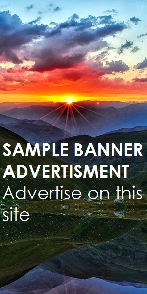 Sample banner advertisement